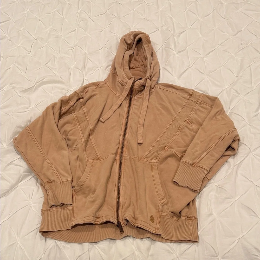 Free People All Your Love Solid Hoodie
Patchwork Slouchy Saddle Tan Size XS - Picture 5 of 12
